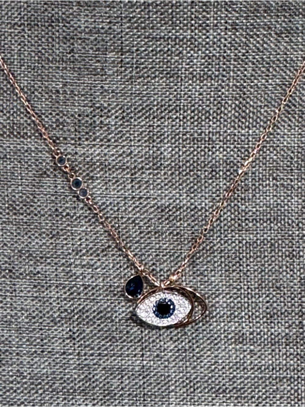 SWAROVSKI Symbolica pendant Eye In Multicolored, Rose gold-tone plated - Picture 2 of 7